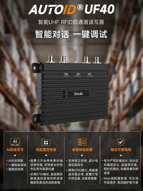 autoid UF40智能UHF rfid四通道读写器.png